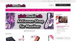 Desktop Screenshot of pinkmusic.ch
